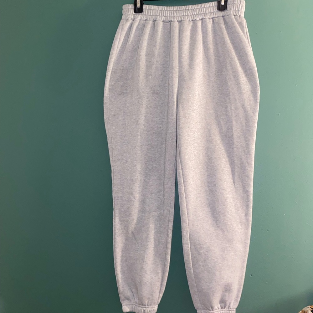 Grey sweatpants
